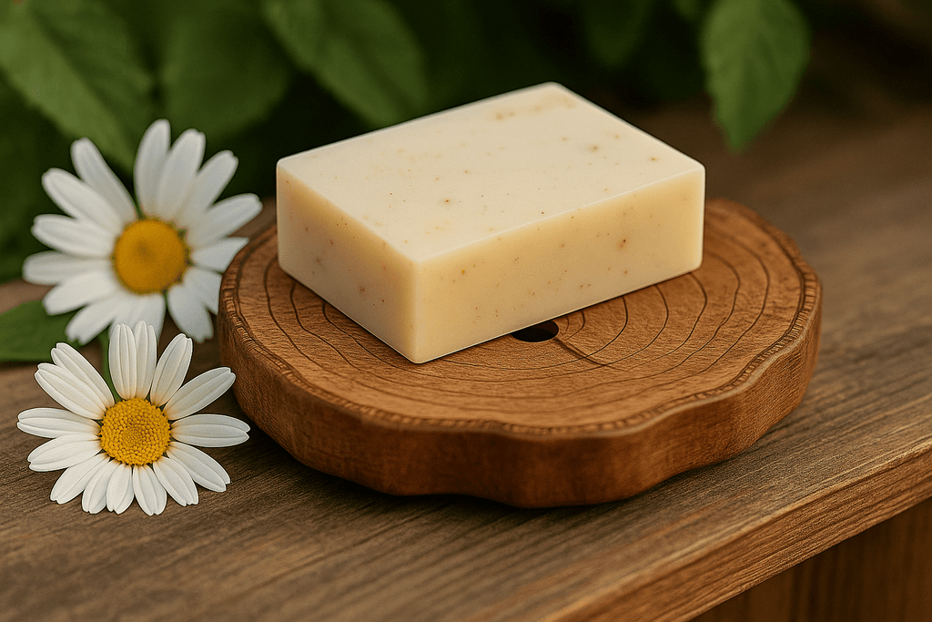 Single Slab Wooden Soap Dish Self Draining - Inner Peace by Ali