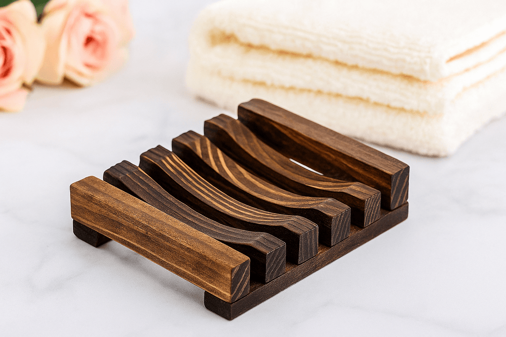 Soap Saver Dish Wooden - Inner Peace by Ali
