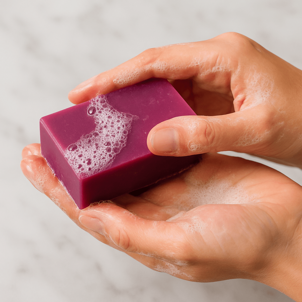 Very Berry Handmade Cold Process Soap – Natural Fruity Soap Bar, Sweet Berry Scented Bath Gift - Inner Peace by Ali